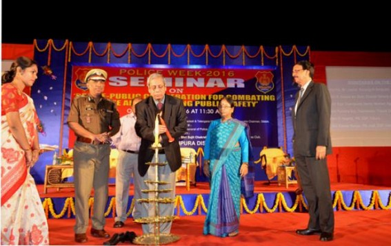 Tripura police week: Seminar to improve police-public co-operation held